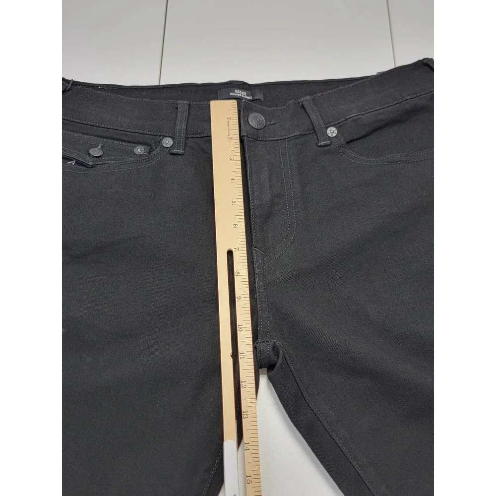 True Religion Mens Ricky Jeans Relaxed Straight Black 105713 Size W34XL32 New